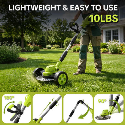 SEESE 3 In 1 Cordless Grass Trimmer, Weed Eater and Edger