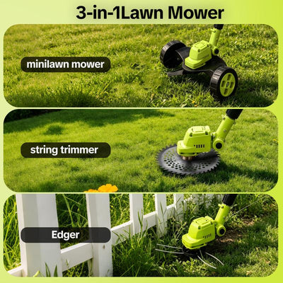 SEESE  3 In 1 Cordless Grass Trimmer, Weed Eater and Edger
